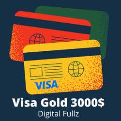 3000$ balanced Visa Gold DUMP + FULLZ | USA